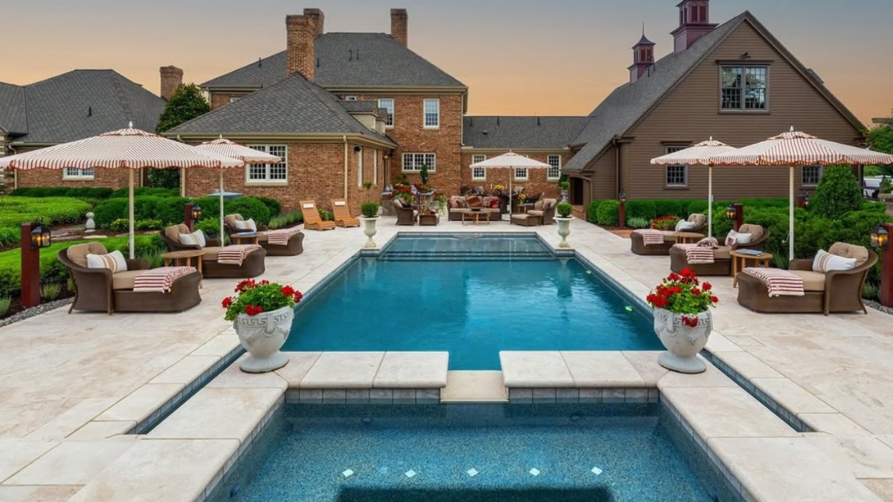 9 Pool Surround Ideas Using Porcelain & Natural Stone Pavers Pool Surround Ideas Using Travertine Pavers