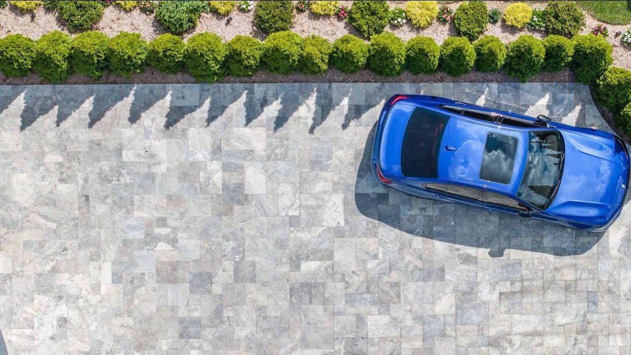 The Best Driveway Pavers for Homes with Heavy Vehicles Travertine Driveway Pavers for Homes with Heavy Vehicles