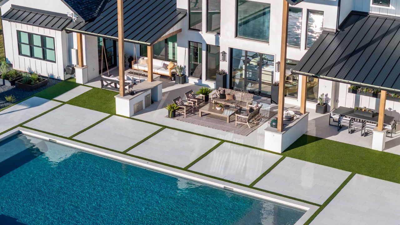 Connect Landscape with Heritage Olive Limestone Pavers