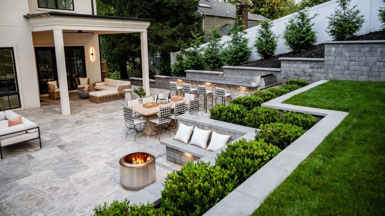 Create Multiple Levels with Tiered Retaining Walls