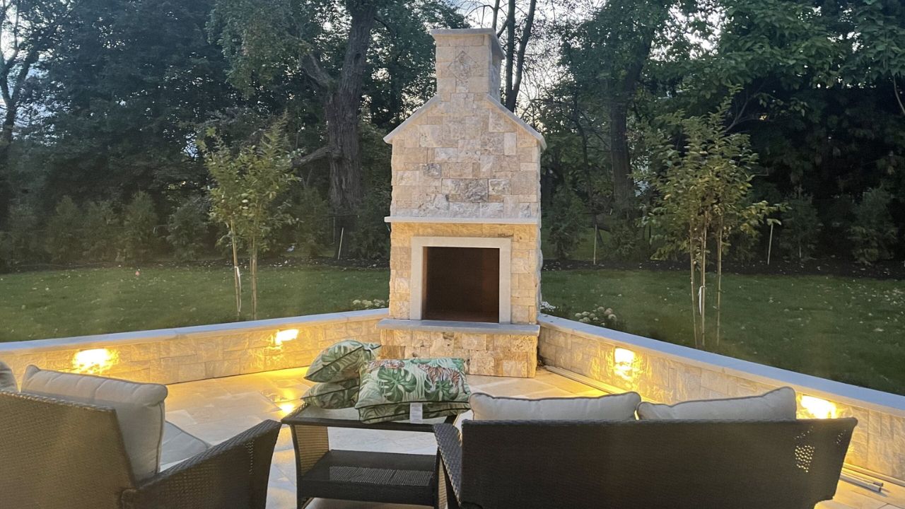 Lasting Landscape with Natural Stone Veneer