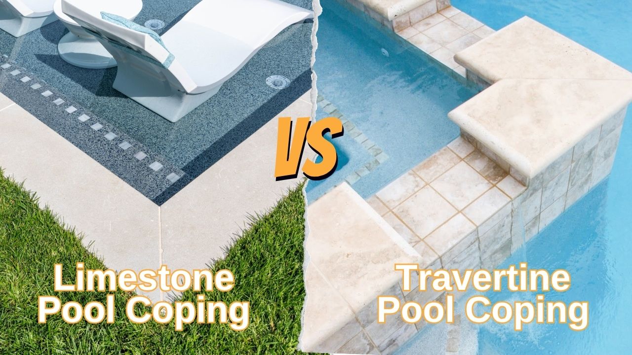 NT Pavers Limestone vs Travertine Pool Coping