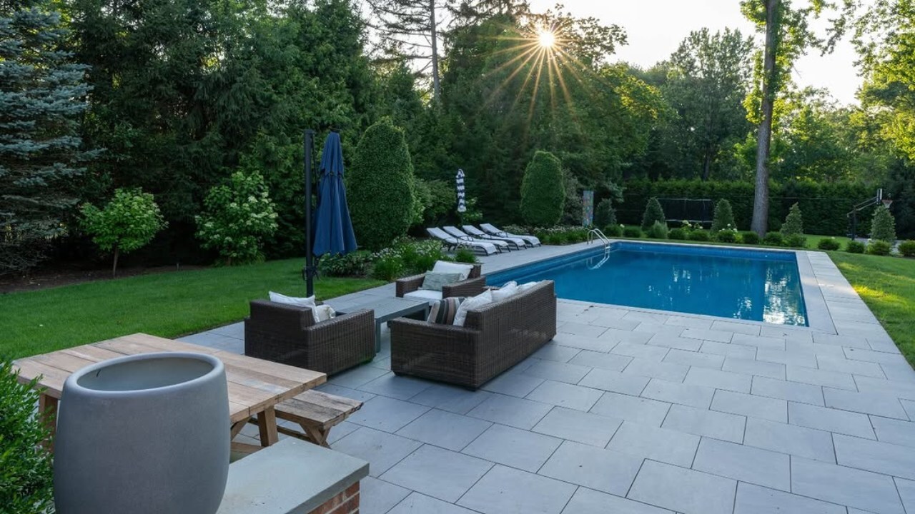 Modern Pool Coping and Patio Design Ideas