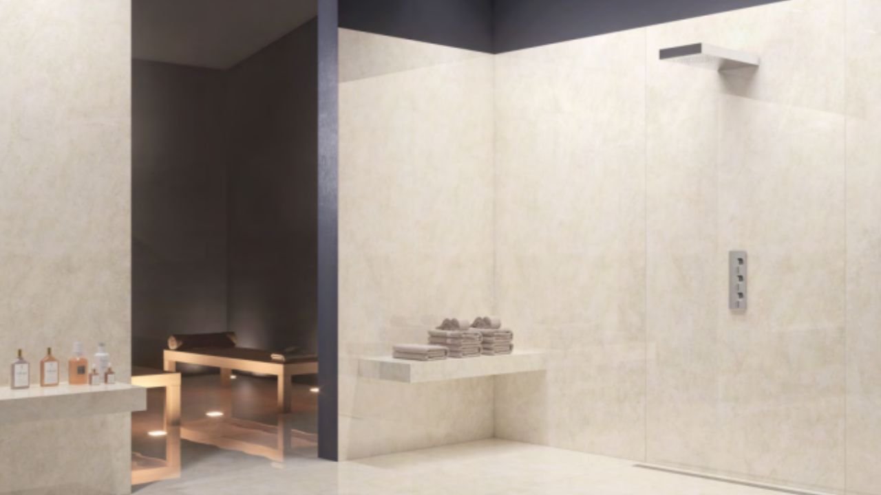 Glossy Bathroom Wall Tile for Smaller Bathrooms