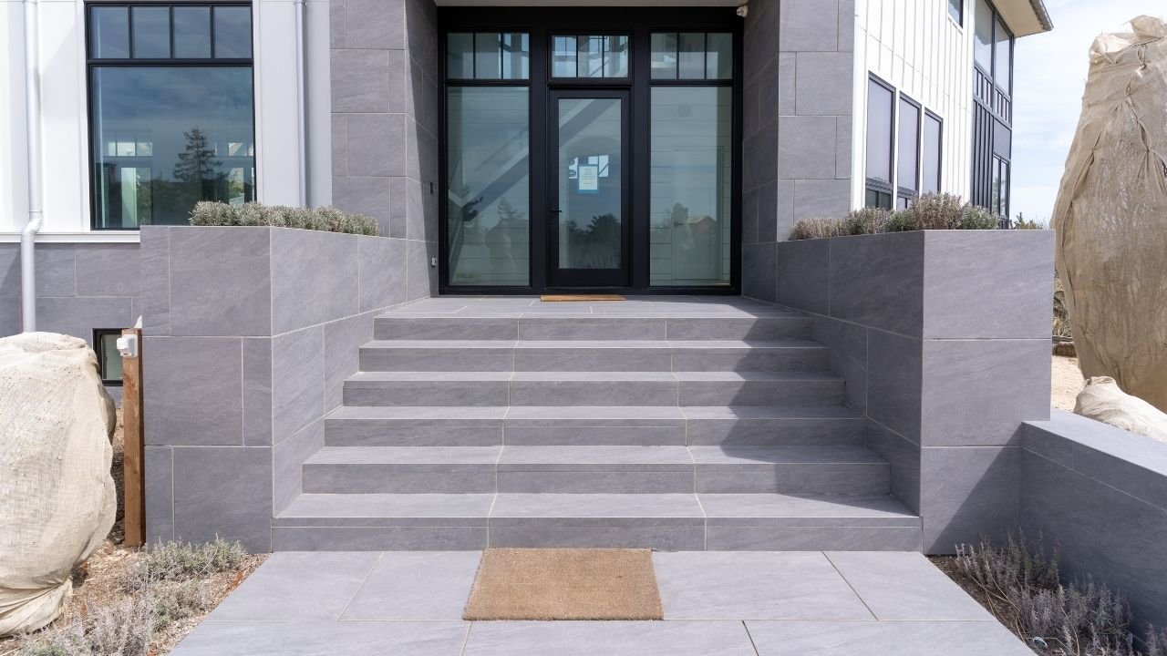 Mitered Porcelain Edges Seamless Corners, Pool Coping & Steps