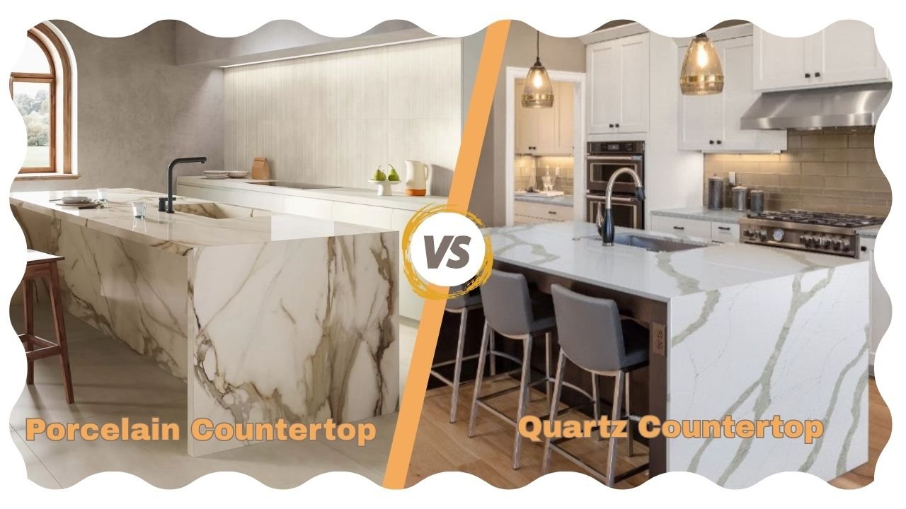 Porcelain vs Quartz Countertops Which one is better for you