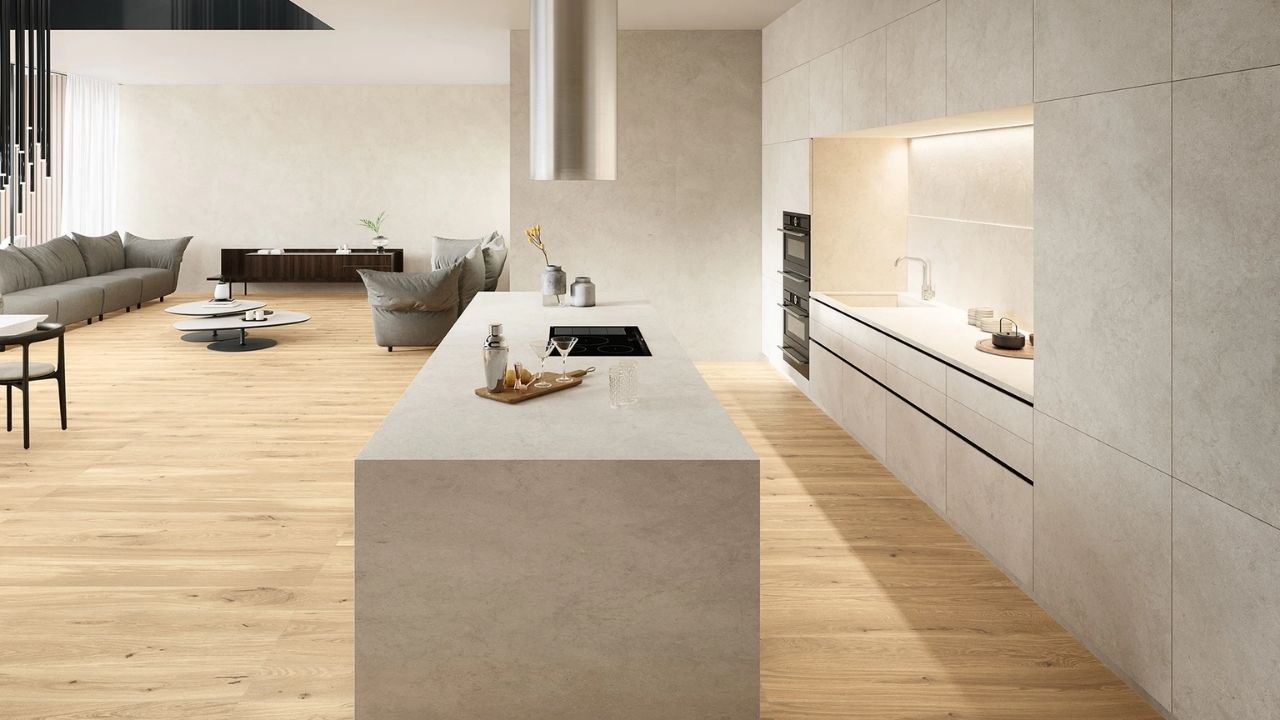 Are Porcelain Slabs Good for Countertops? Stone Look Boost Icor Bone Porcelain Worktop