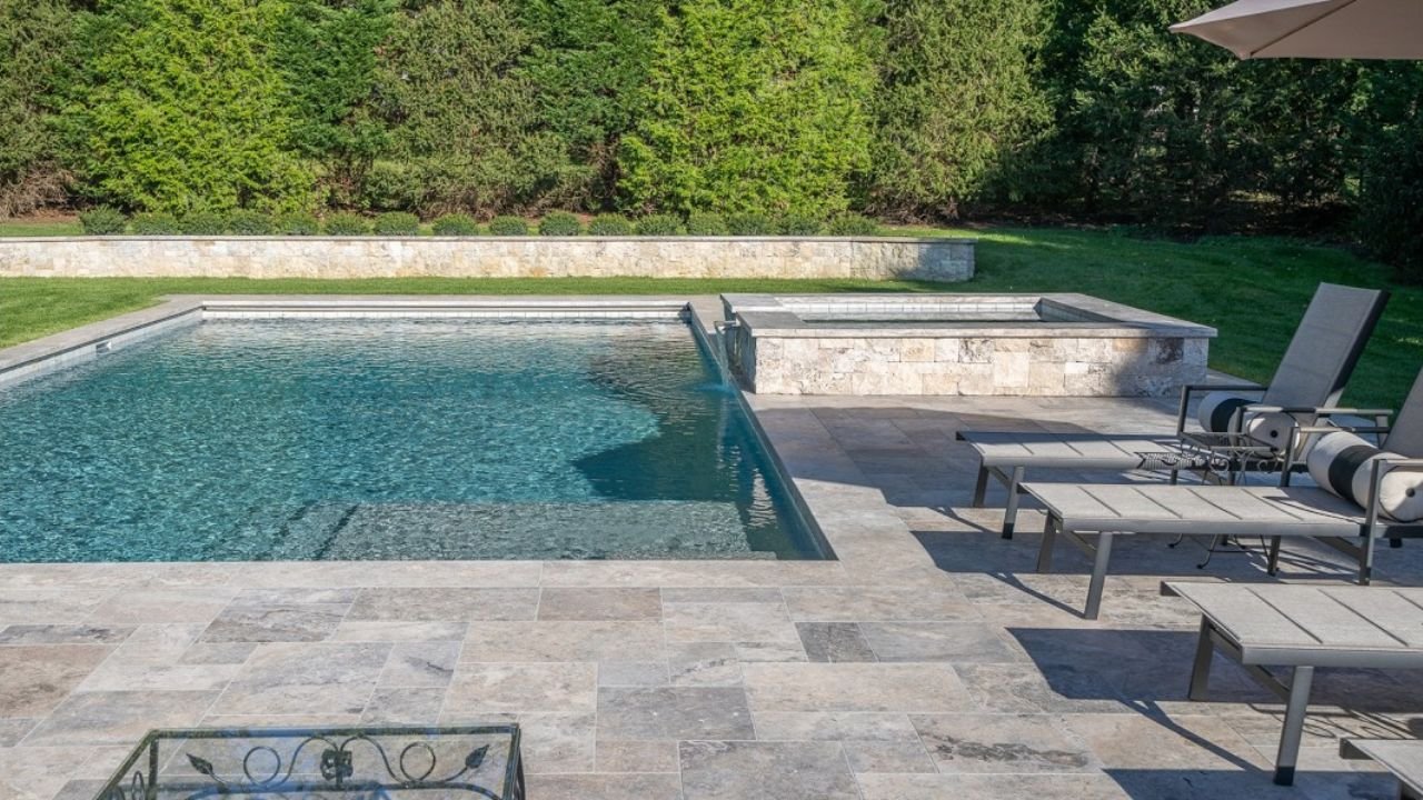 Affordable pool deck and pool coping options showing where to spend and where to save
