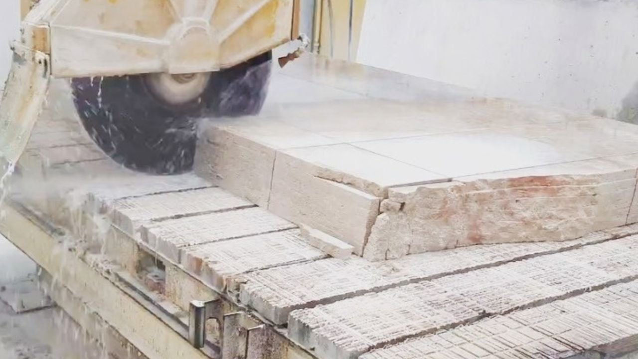 How to cut veneer stone