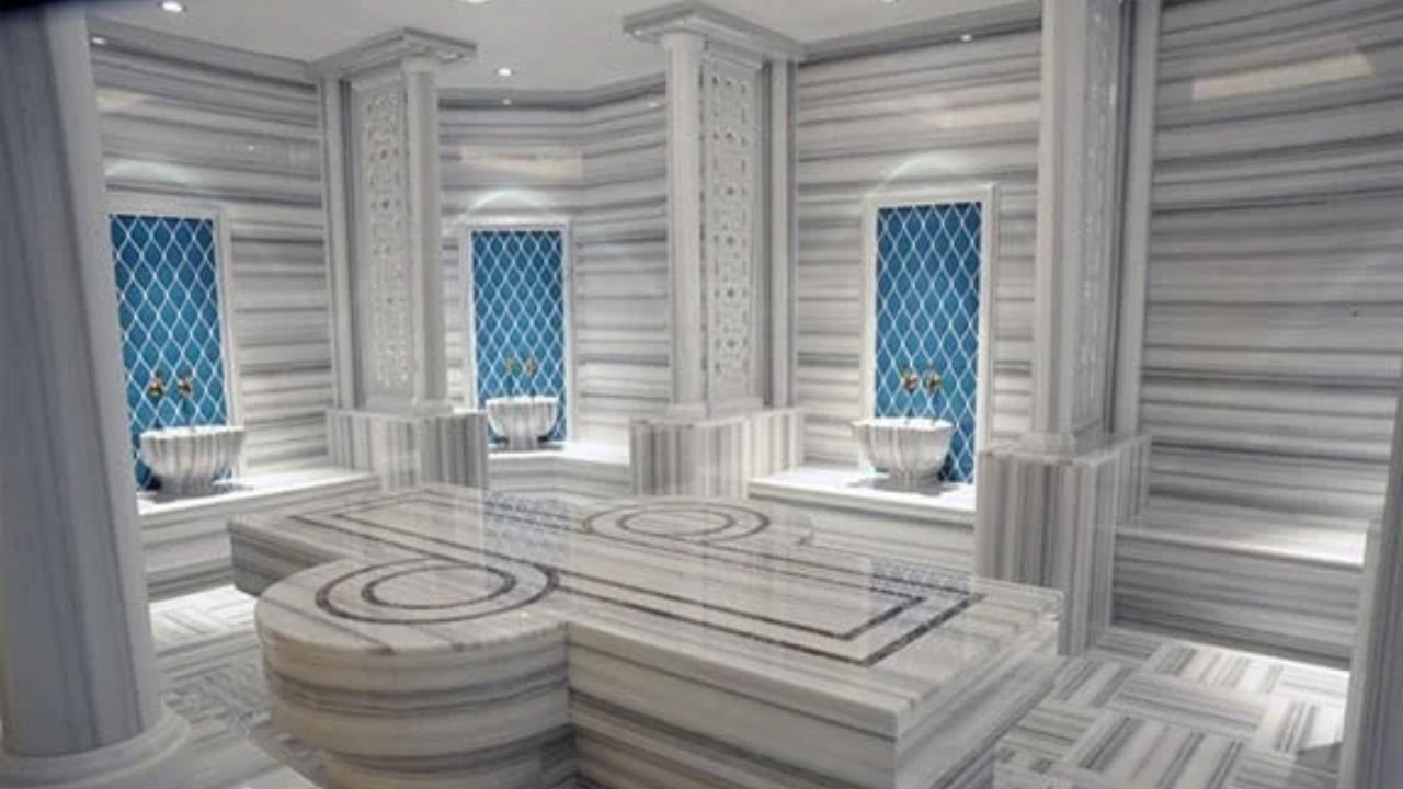 Marmara Equator Marble in Turkish Hammams